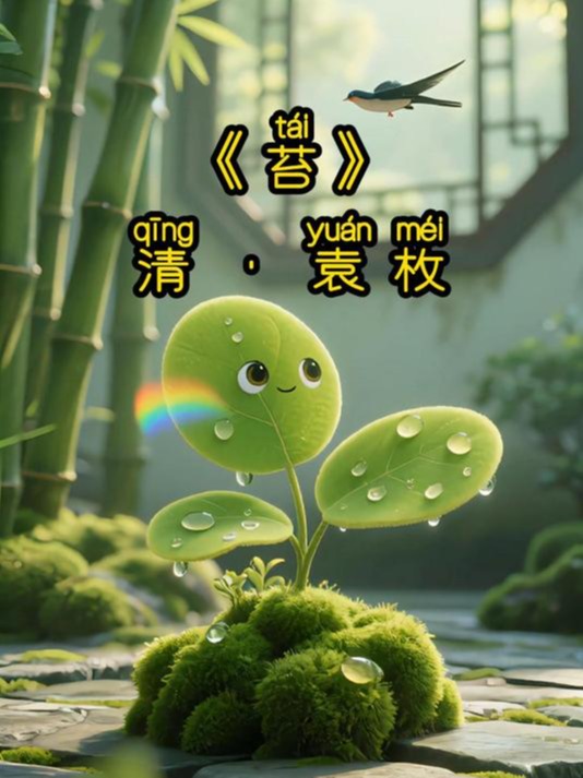 苔这首诗的意思